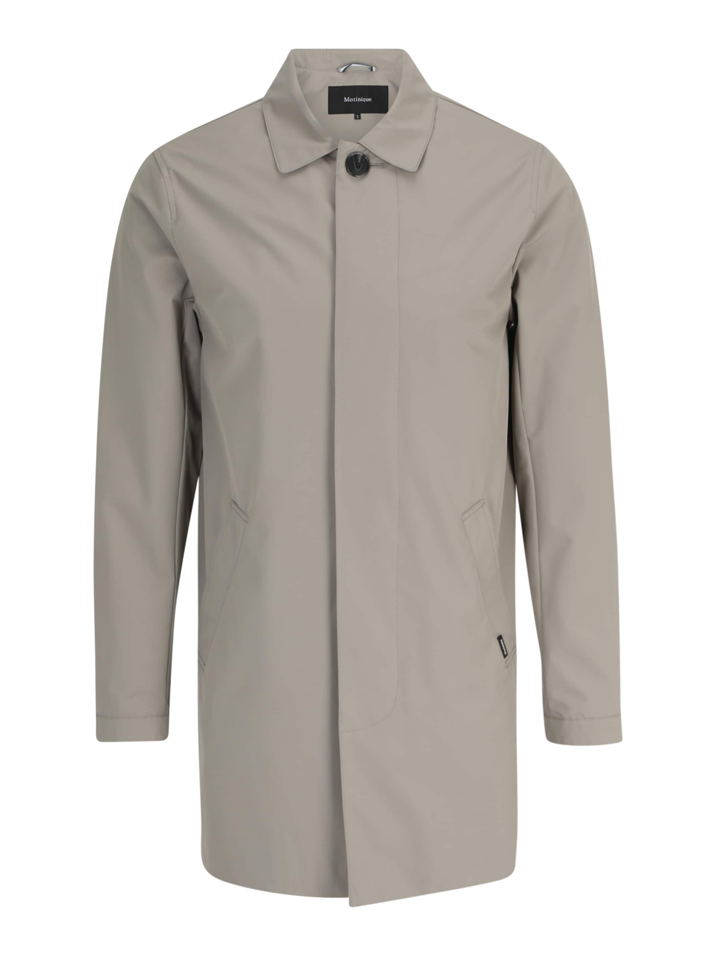 Matinique Regular fit Between-Seasons Coat &#x27;Mac Miles&#x27; in Grey: front