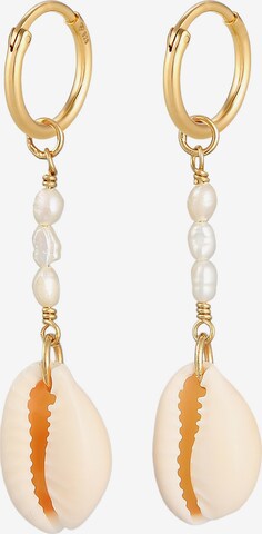 ELLI PREMIUM Earrings in Gold: front