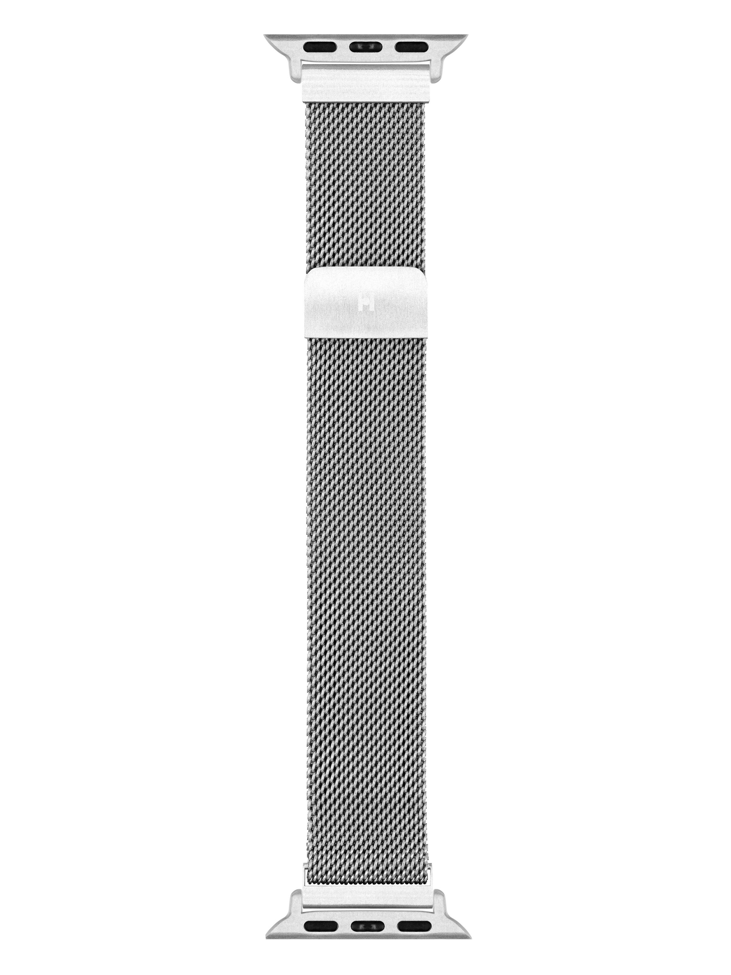 HIRSCH Armbänder - Reloj digital 'Milanaise for Apple Watch' en plata