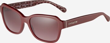 Lunettes de soleil '0HC8232' COACH en rouge : devant