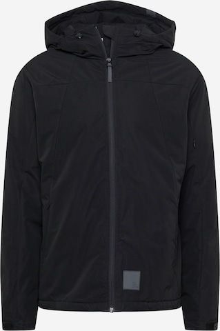 Alife and Kickin Between-Season Jacket 'Blizzard' in Black: front