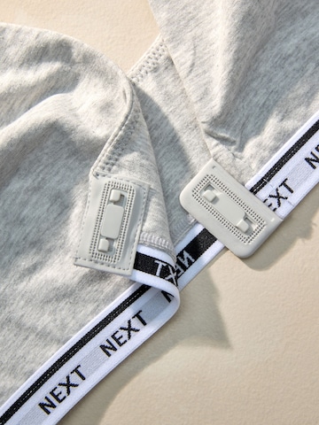 Next T-Shirt Nedrček | siva barva