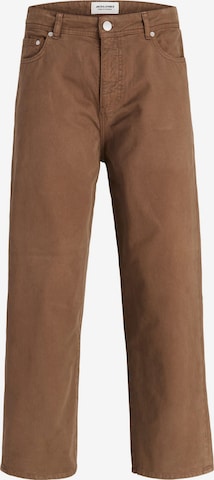 JACK & JONES - Pierna ancha Vaquero 'JPSTAlex JJOriginal' en marrón: frente
