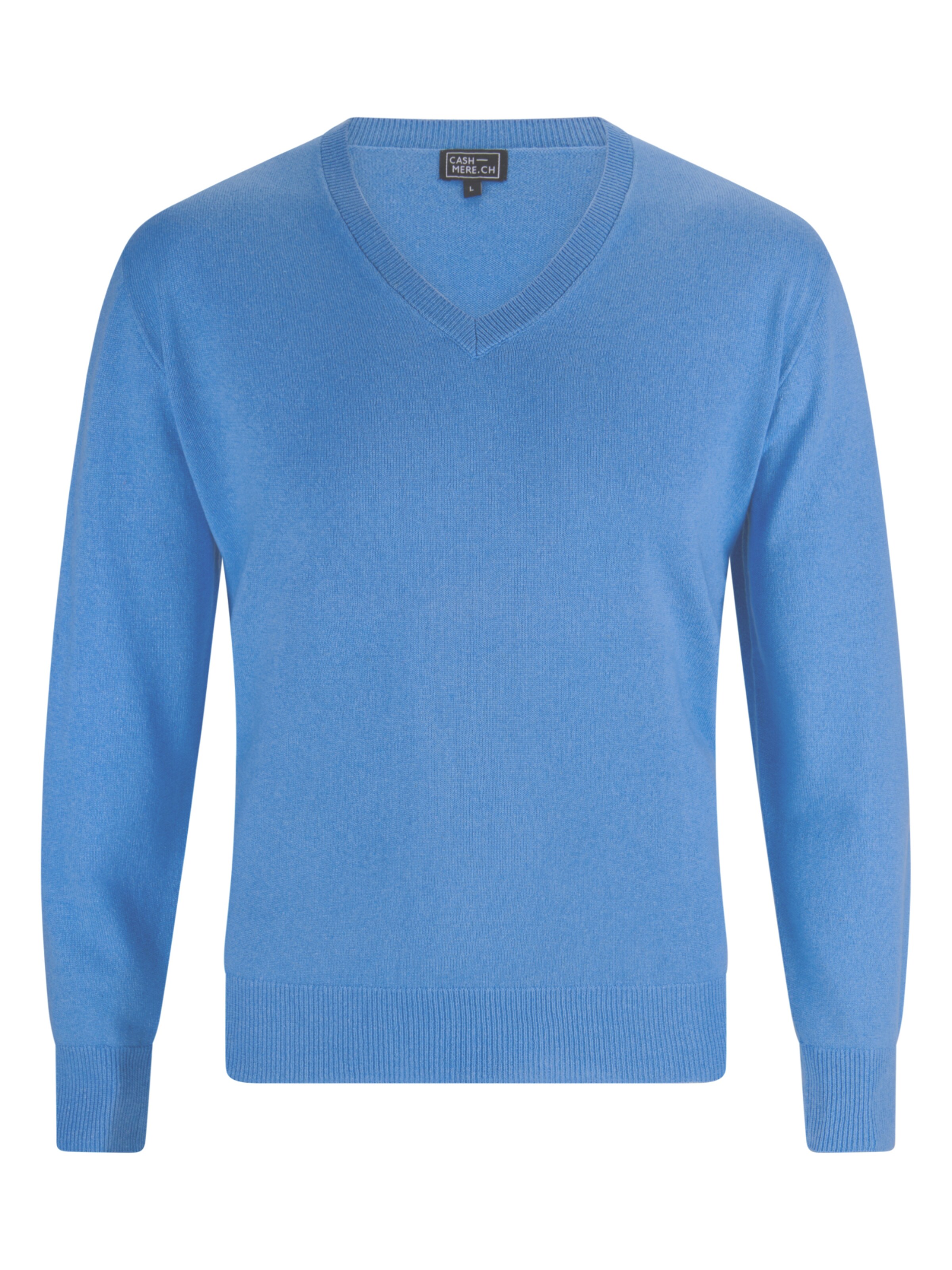 Pull-over CASH-MERE.CH en bleu : devant
