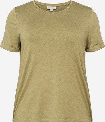 ONLY Carmakoma - Camiseta en verde: frente