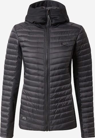 Ragwear Between-Season Jacket 'Goodform' in Black: front