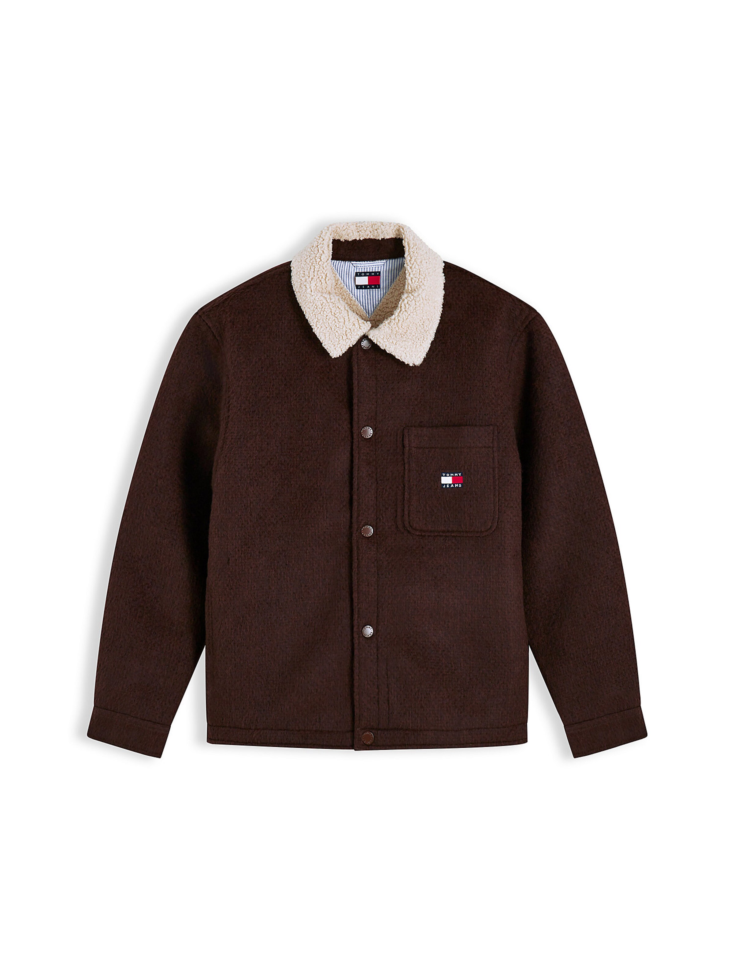 Tommy Jeans Between-season jacket in Brown: front