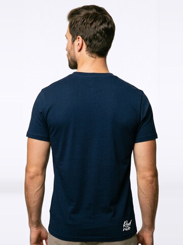 Rednib Shirt 'Classic Stitch' in Blue
