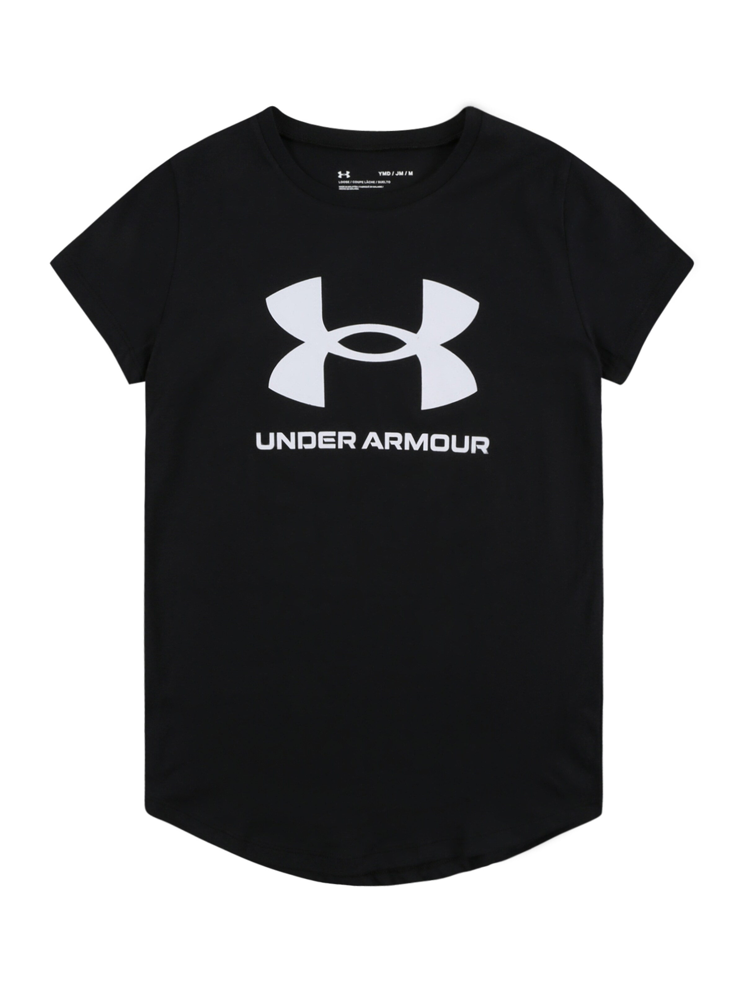 UNDER ARMOUR Performance Shirt in Black: front