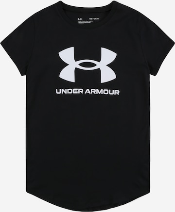 UNDER ARMOUR Performance Shirt in Black: front