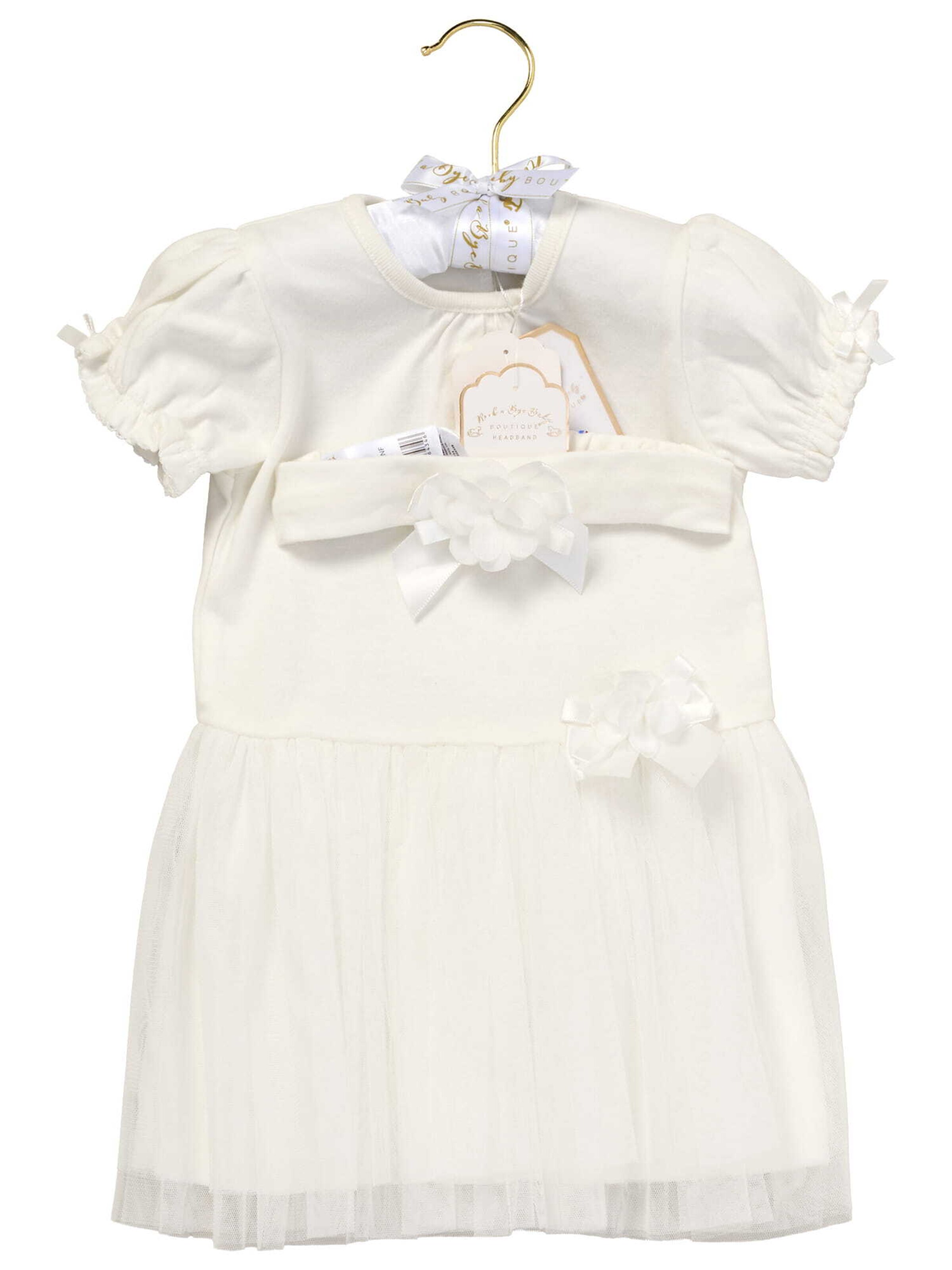 Rock a Bye Baby Boutique Dress in White