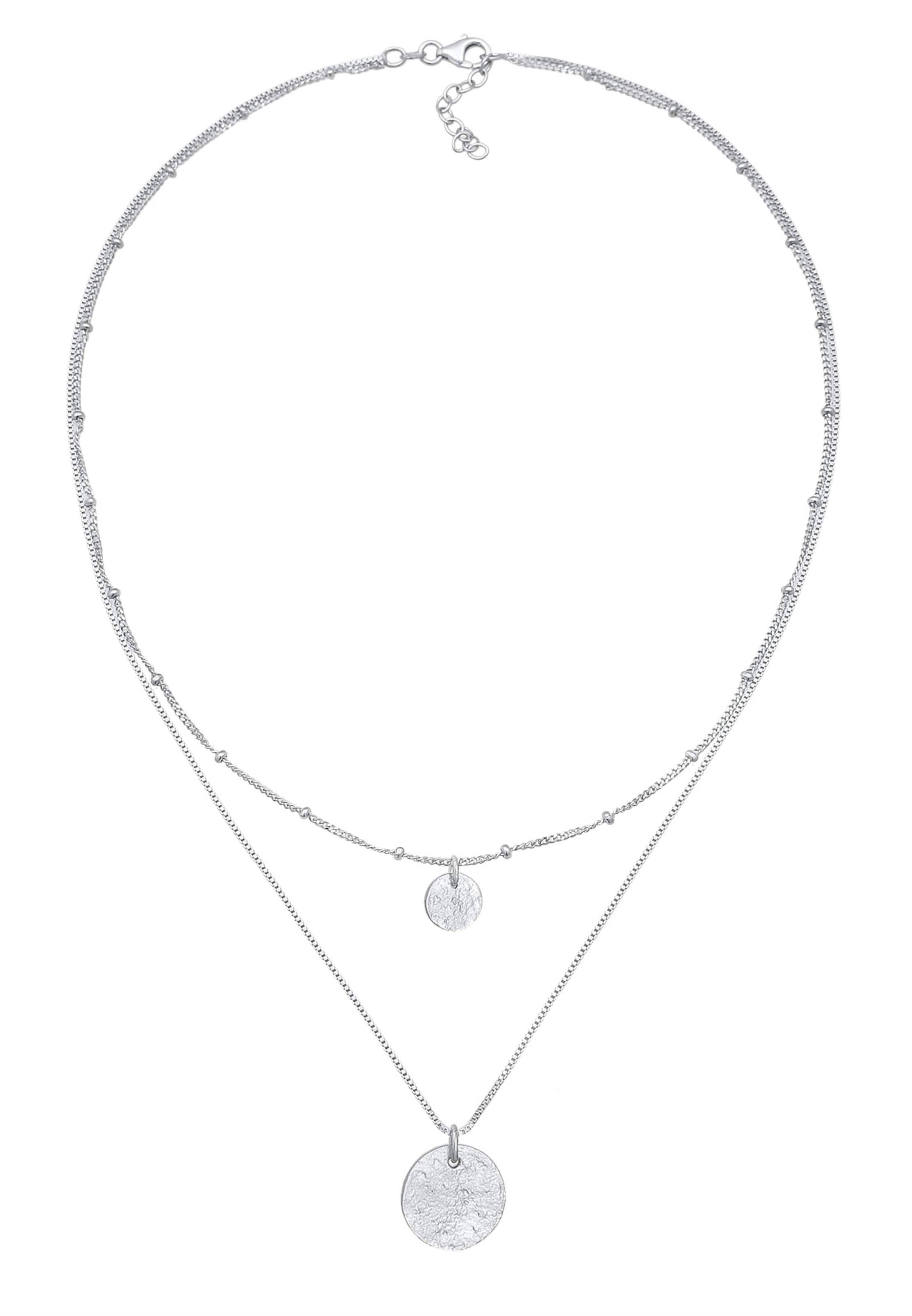 ELLI Цепочка в Серебристый: спереди