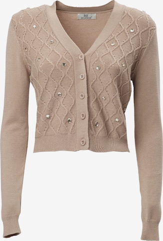 Influencer Knit cardigan in Beige: front