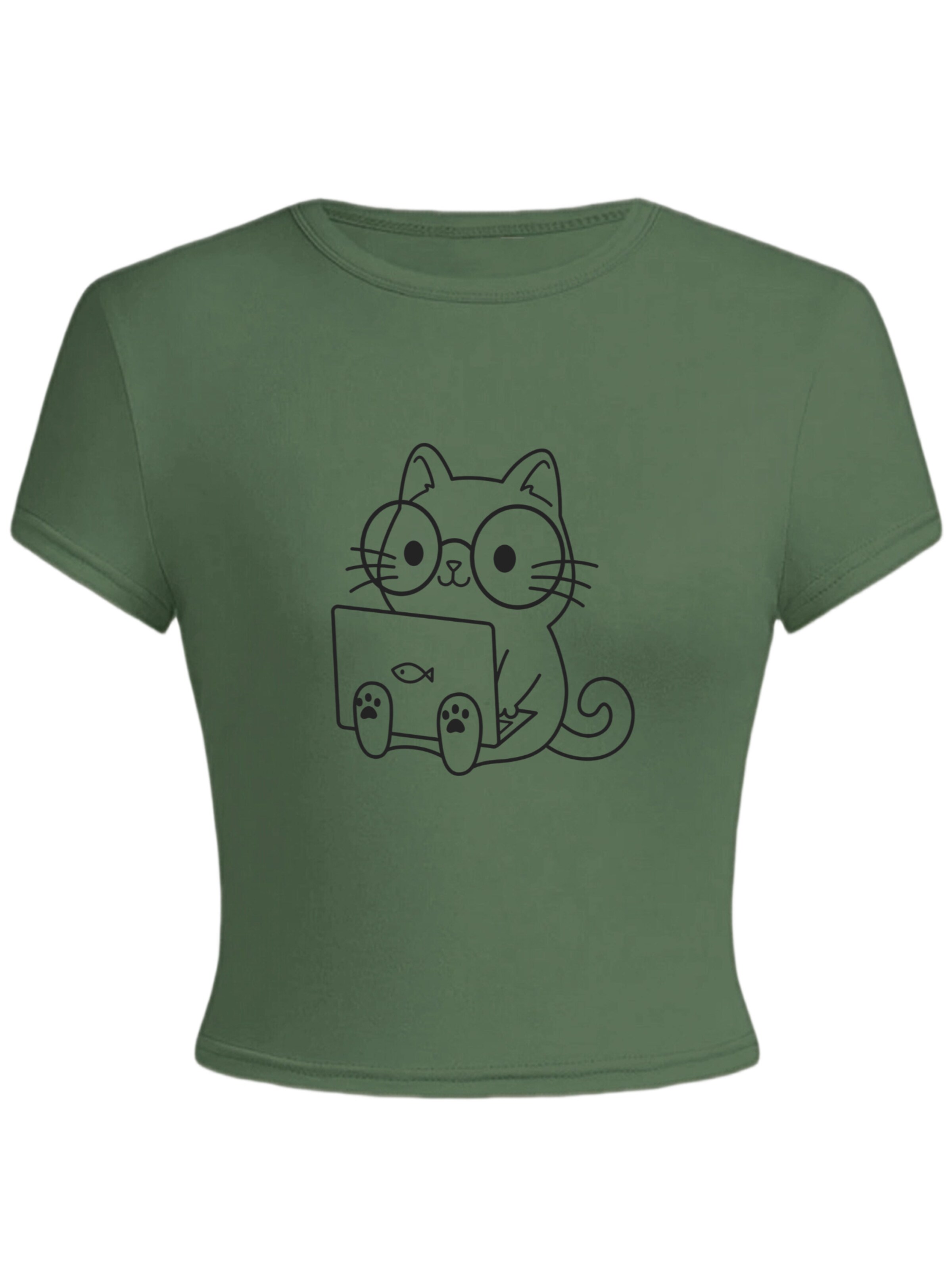 GORHEY Shirt in S/Regular in de kleur Groen, Productweergave
