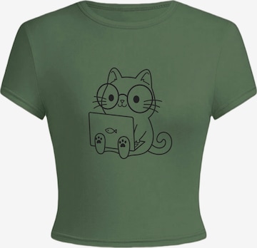 GORHEY Shirt in Groen: voorkant