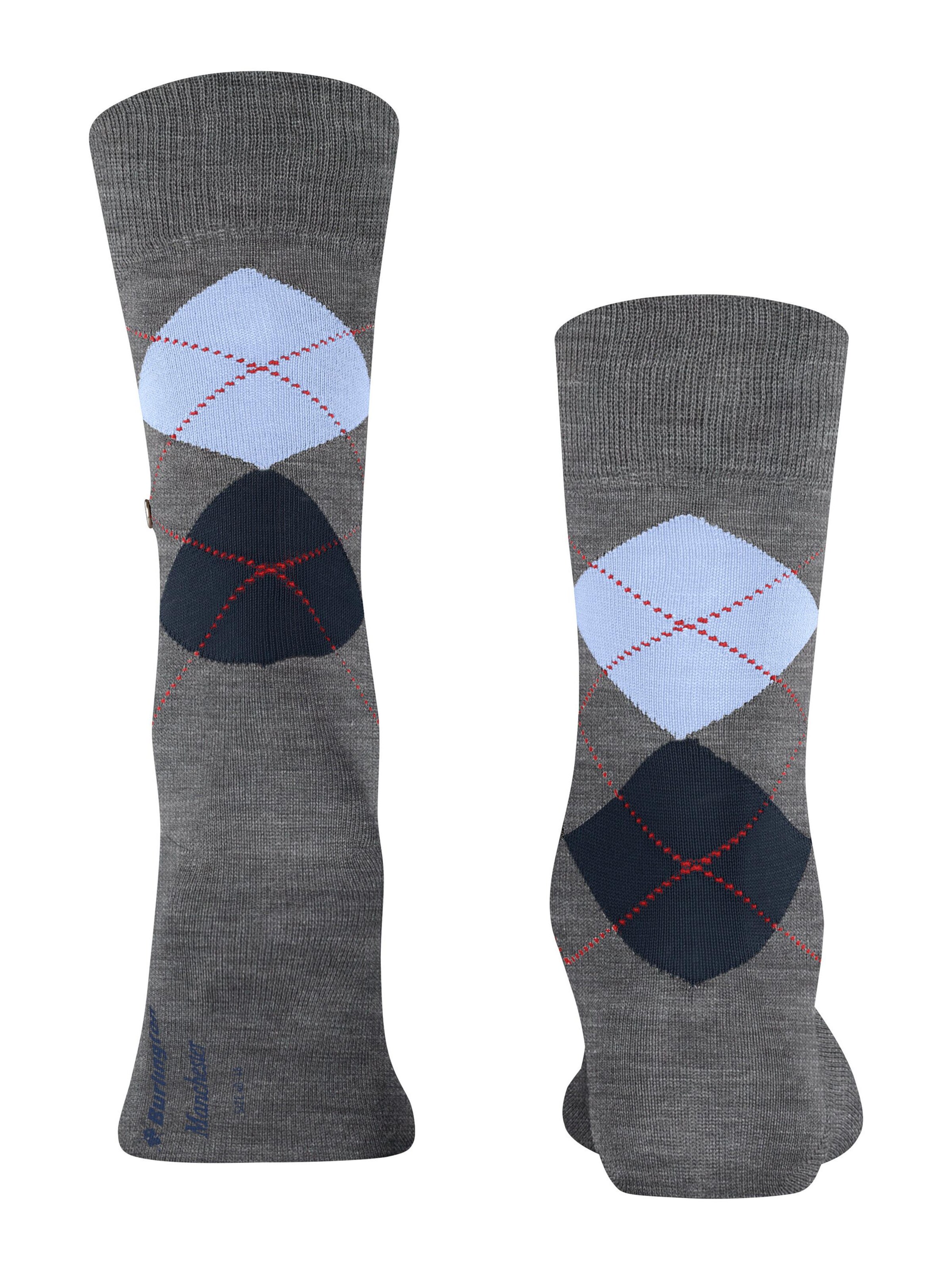 BURLINGTON Socks 'Manchester' in Grey