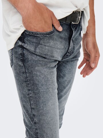 Only & Sons Skinny Jeans i sort