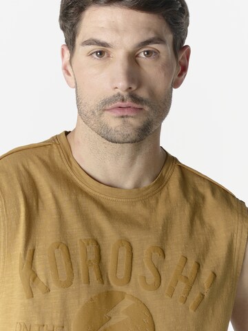 T-Shirt KOROSHI en jaune