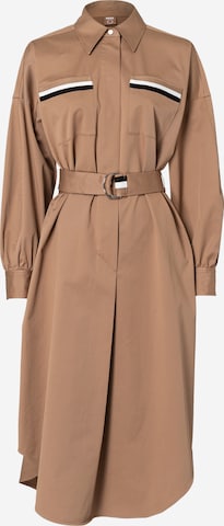 BOSS Black Shirt dress 'Ducilene' in Beige: front