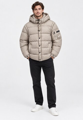 Elara Winterjas in Beige: voorkant