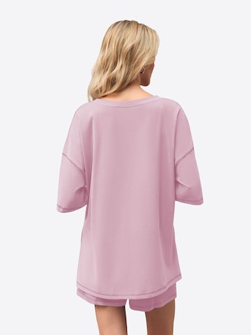 Imily Bela Set: T-Shirt und Shorts in Pink