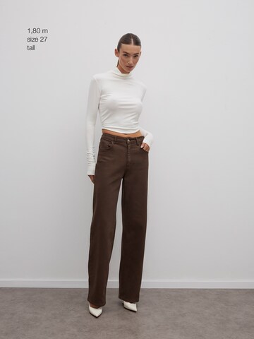 Wide leg Jeans di RÆRE by Lorena Rae in marrone