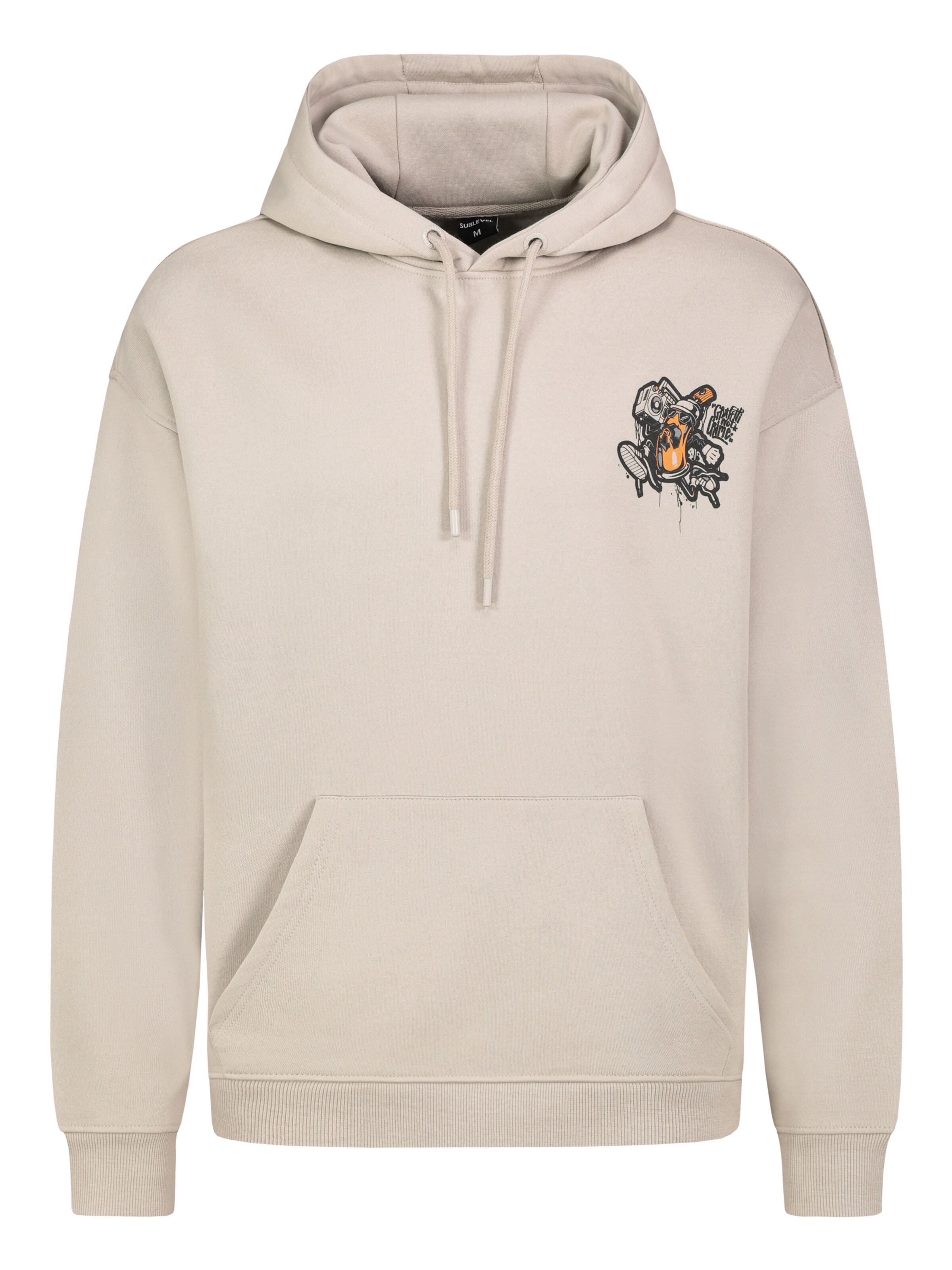 Sublevel Sweatshirt in Beige: voorkant