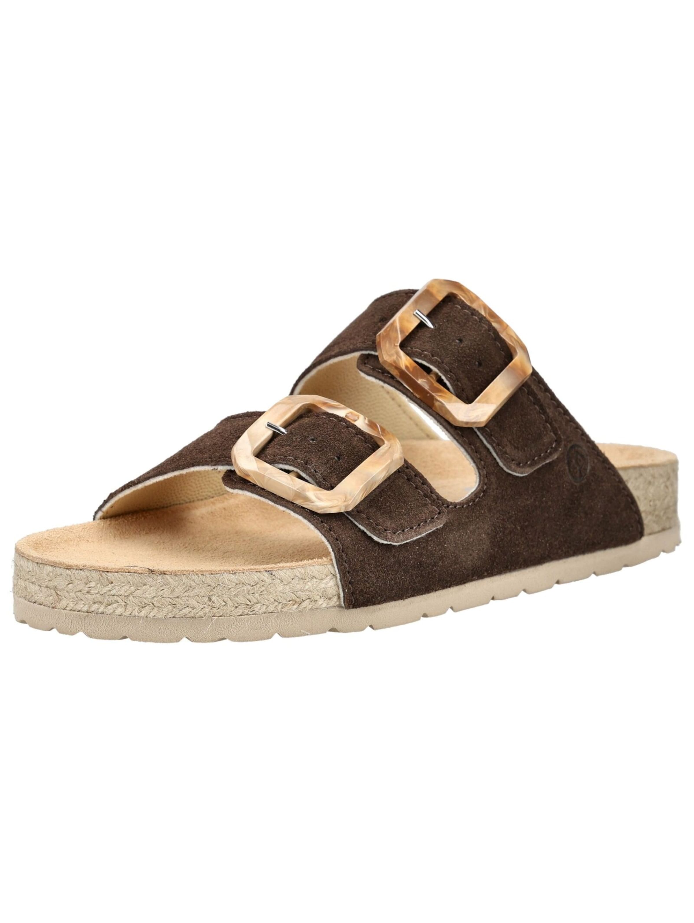 ROHDE Pantolette in Braun: Vorderseite