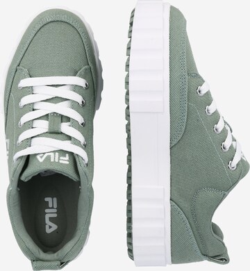 Sneaker low de la FILA pe verde