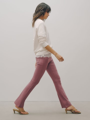Next Bootcut Legginsy w kolorze różowy