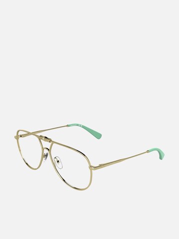Longchamp - Gafas de sol 'Longchamp LO2187 Gold 57/14/140 WOMAN Eyewear Frame' en oro: frente