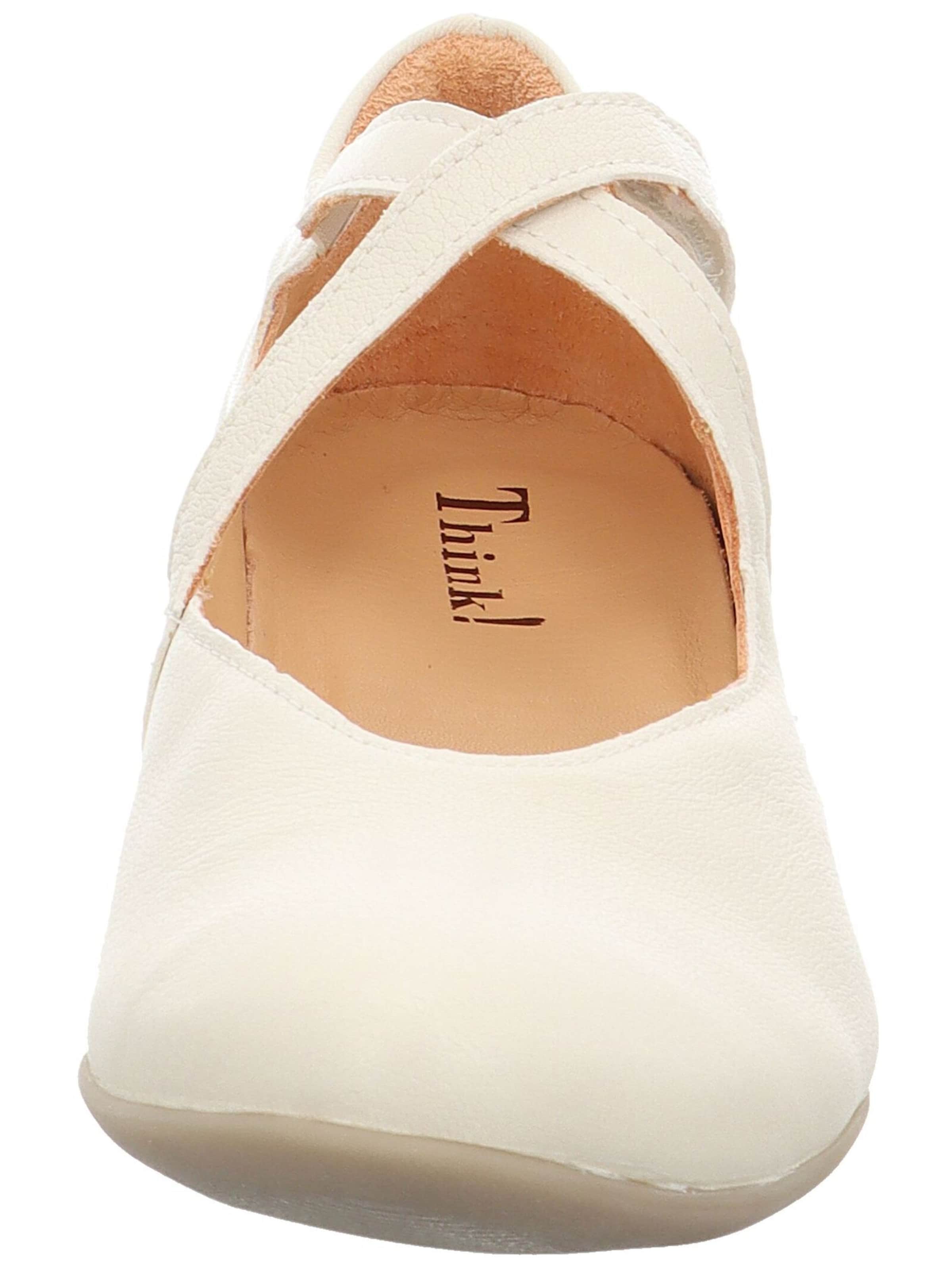 Ballerines à lanières THINK! en beige