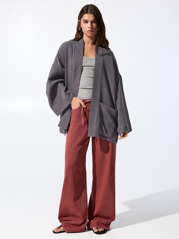 Pull&Bear Kimono w kolorze szary