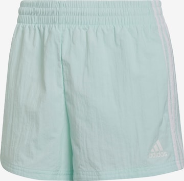 ADIDAS PERFORMANCE Workout Pants 'Essentials' in Green: front