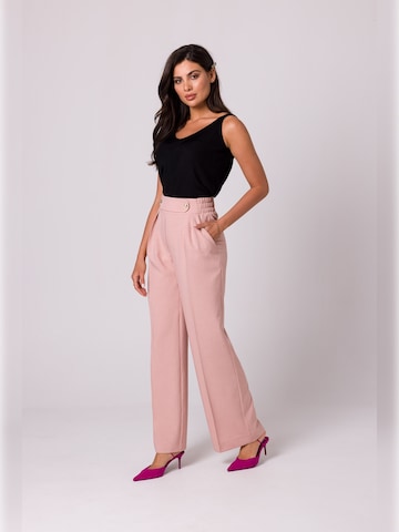 BeWear - Loosefit Pantalón plisado en rosa