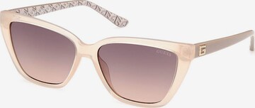 Occhiali da sole di GUESS in beige: frontale