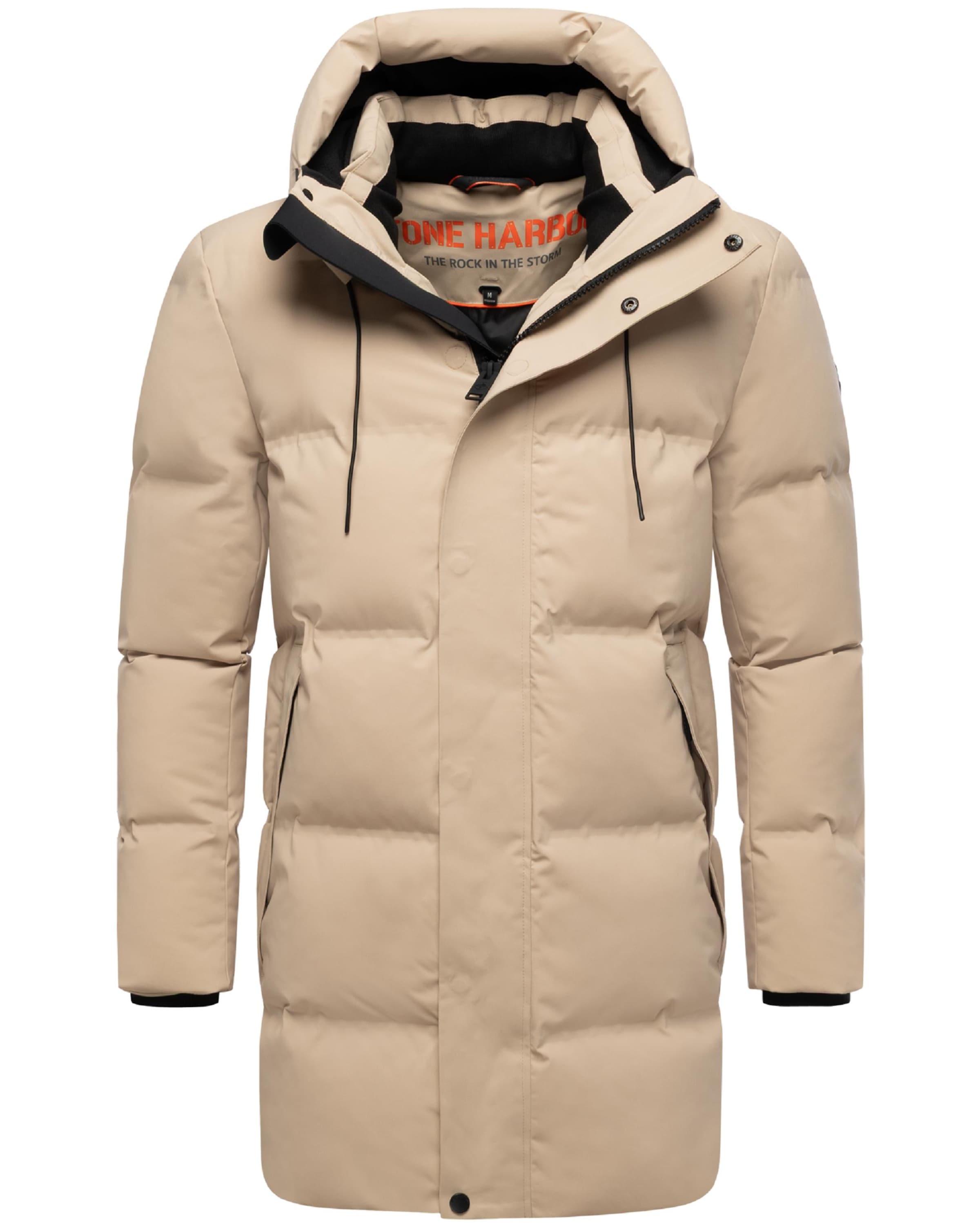 STONE HARBOUR Wintermantel 'Darianoo XX' in Beige