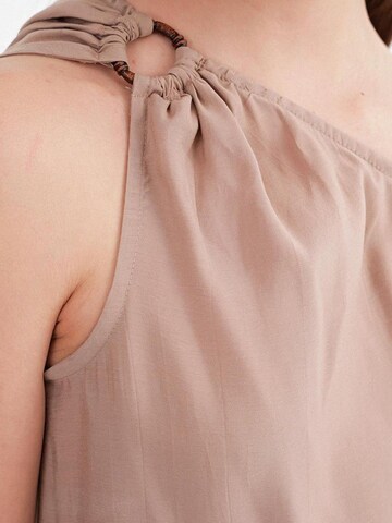 Camicia da donna di MixRay in beige