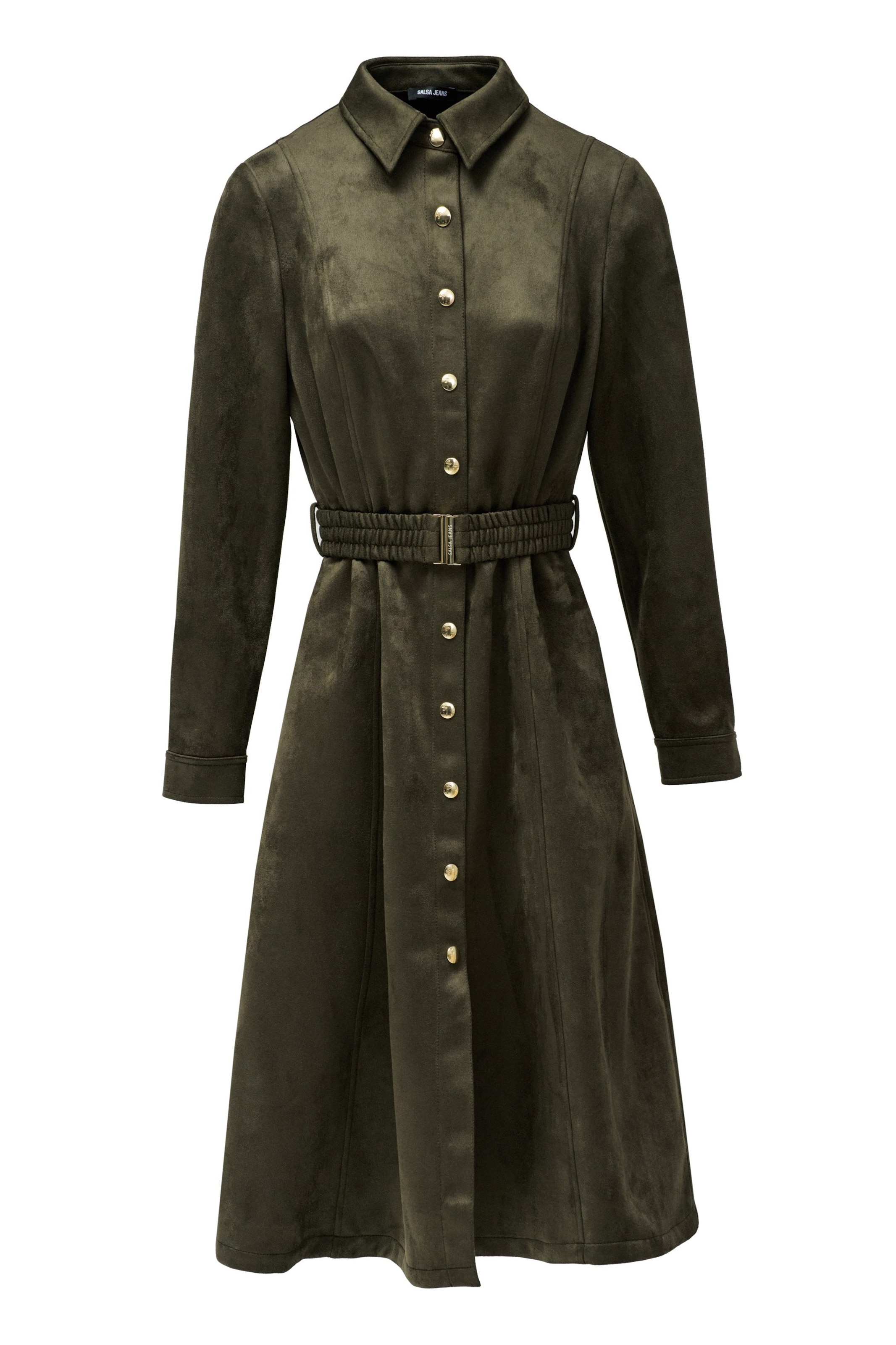 Salsa Jeans Kleider in Grün: Vorderseite