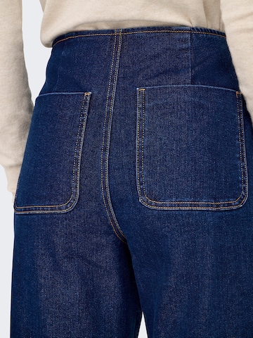 Wide leg Jeans 'ONLMADELINE' di ONLY in blu