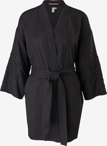 Kimono QS by s.Oliver en noir : devant