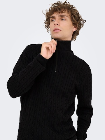 Only & Sons Pullover 'ONSLoui' i sort