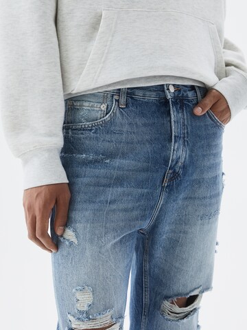 Pull&Bear Regular Jeans in Blauw