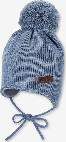 STERNTALER Beanie in Blue: front