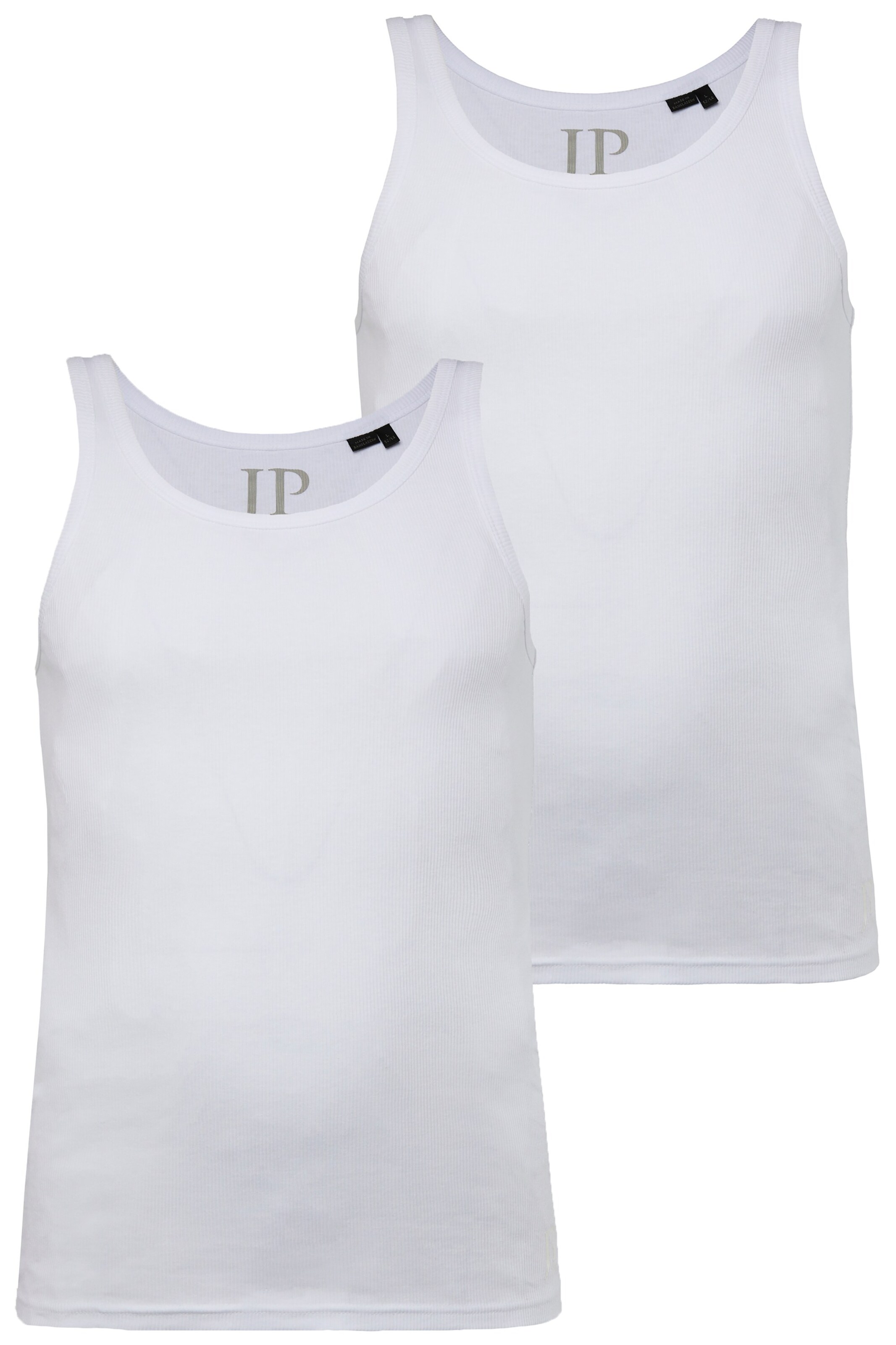 JP1880 Unterhemd in Weiß: Vorderseite