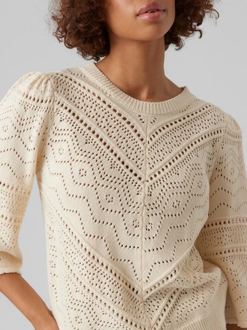 VERO MODA Sweater 'Bernadette' in Beige