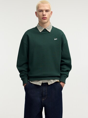 Pull&Bear Tréning póló - zöld: elől