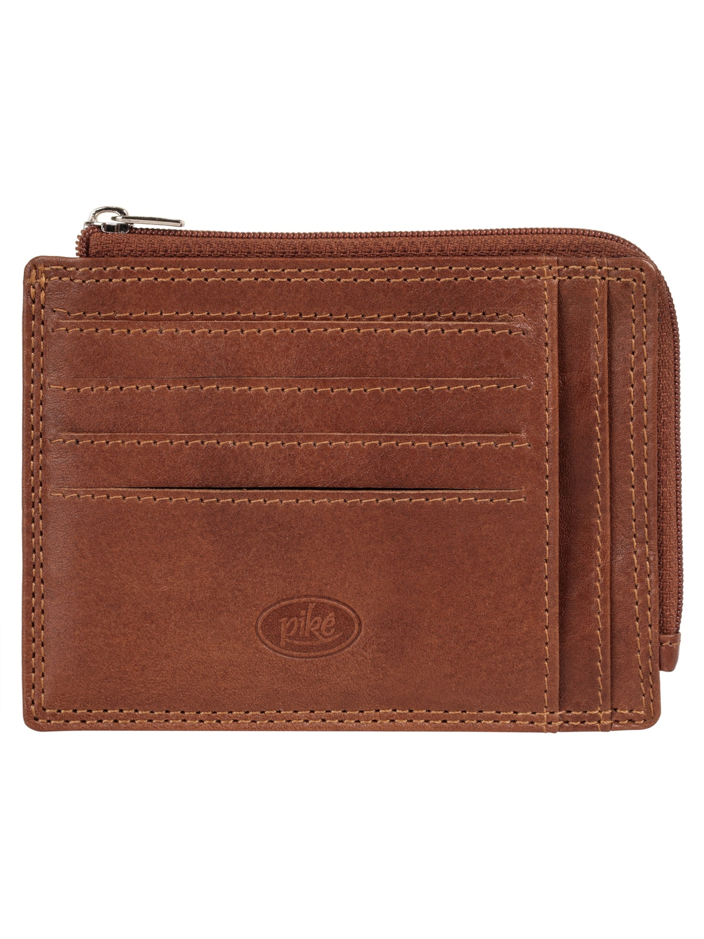 piké Wallet 'piké Kreditkartenetui' in Brown: front