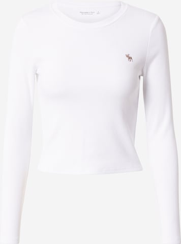 Abercrombie & Fitch Skjorte i hvit: forside