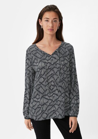 comma casual identityBluza - crna boja: prednji dio